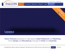 Tablet Screenshot of falconprecision.co.uk